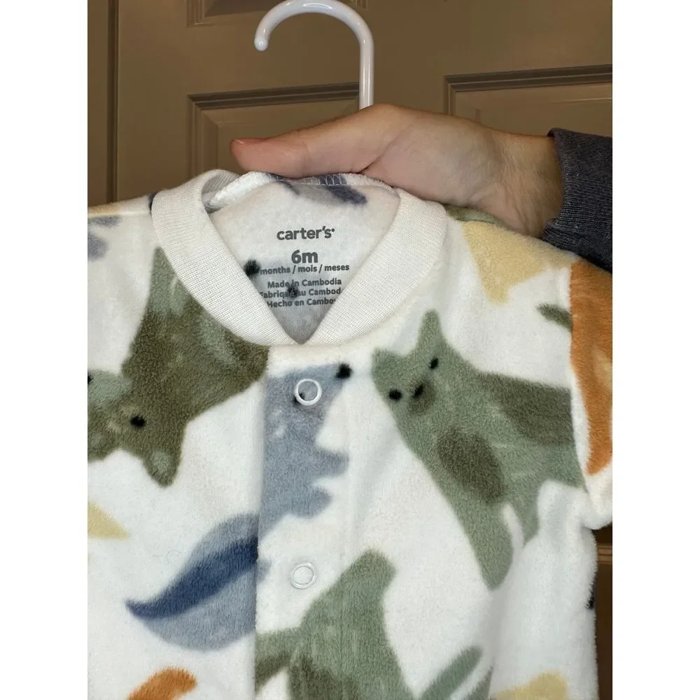 Carters Boys Fleece Pajamas Size‎ 6 Months